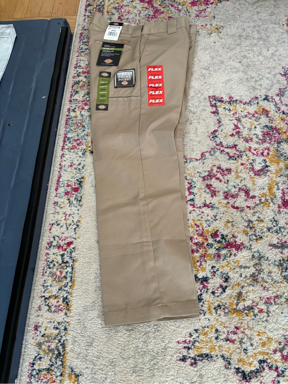 Dickies Men's Khaki Flex Chino Work Pants - Khaki
